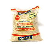 Nupak Long Grain Parboiled Rice 20Kg