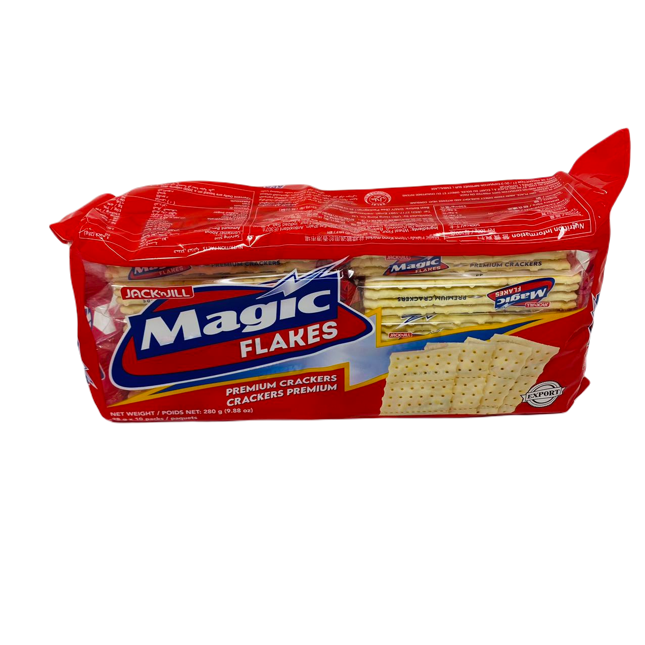 Magic Flakes Blue Magic Flakes Logo Jack N Jill Magic Flakes Cracker In A Plastic Tub,