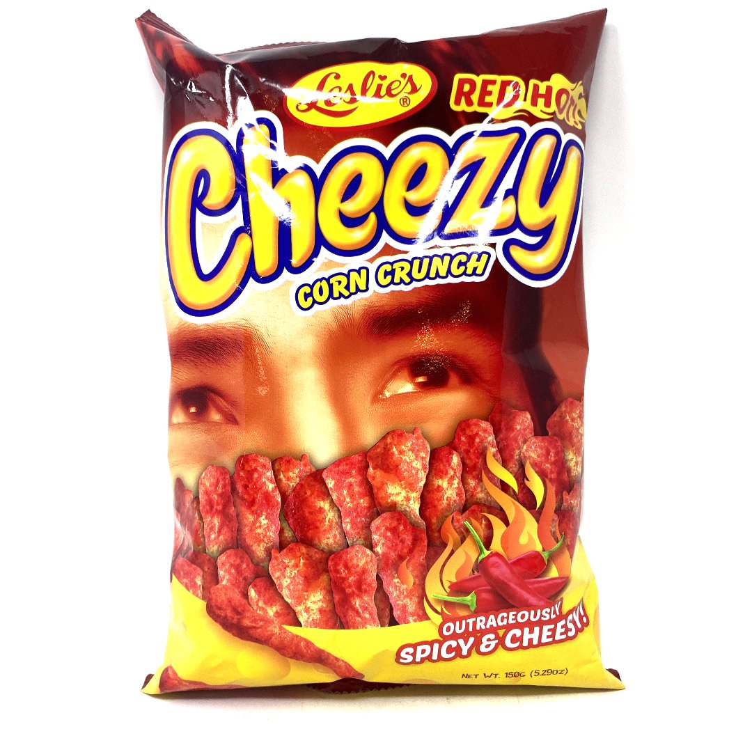 Leslie's Cheezy Corn Crunch  Spicy&Cheesy
