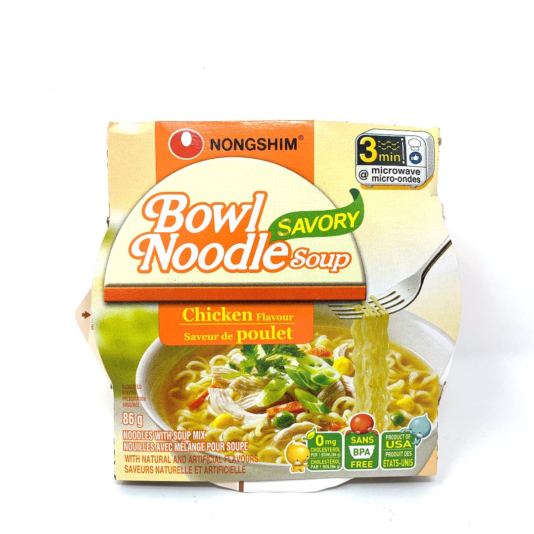 Nong Shim Chicken Bowl Noodle Soup