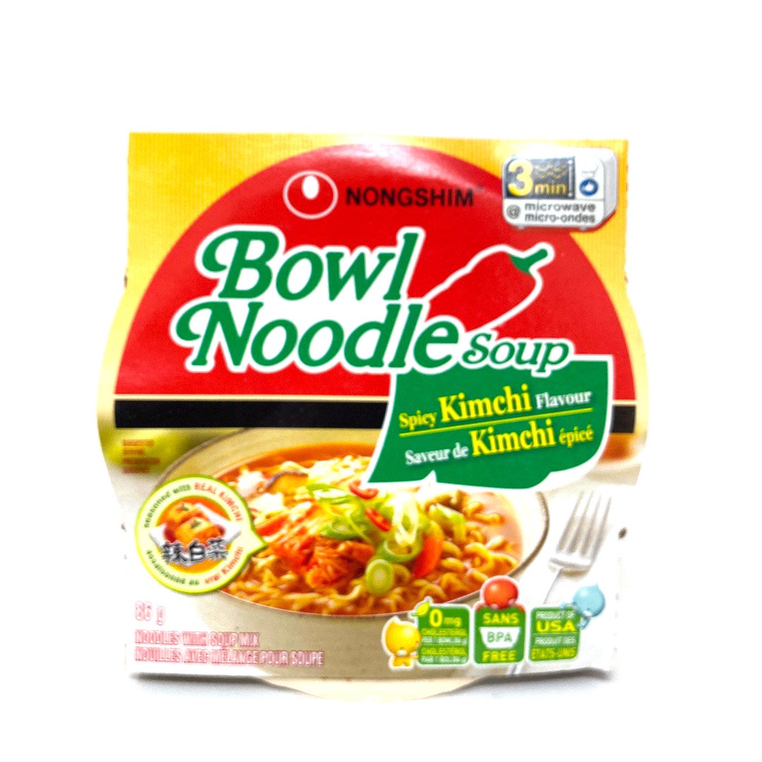 Nong Shim Bowl Noodle Kimchi