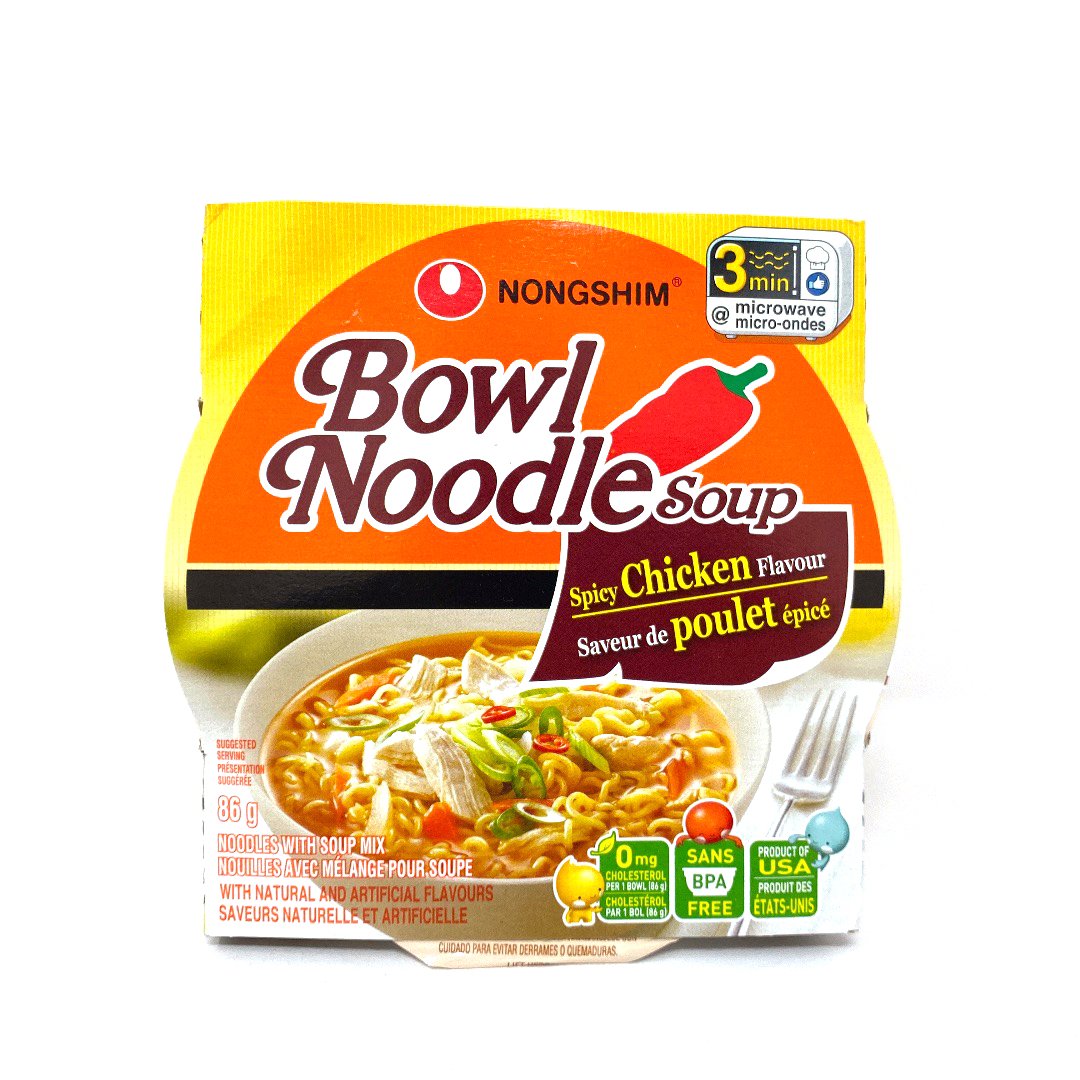 Nong Shim Bowl Noodle Spicy Chicken