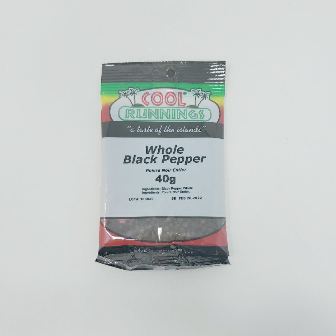 Cool Running Whole Black Pepper