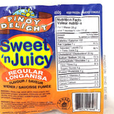 Pinoy Delight Sweet'n Juicy Regular Longanisa