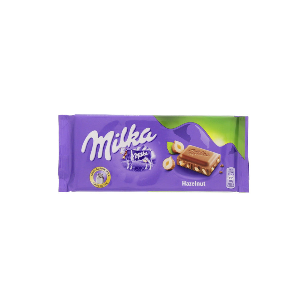 MILKA Chocolate Hazelnut 100g cs20