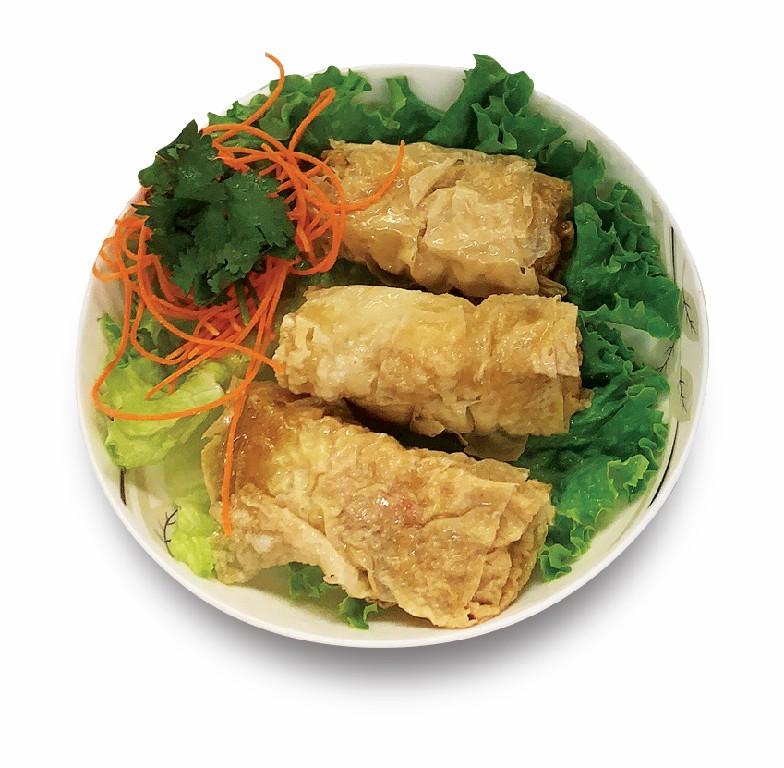 Bean Curd Skin Rols with bamboo (3 pcs)