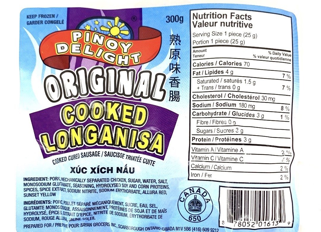 Pinoy Delight Original Longanisa