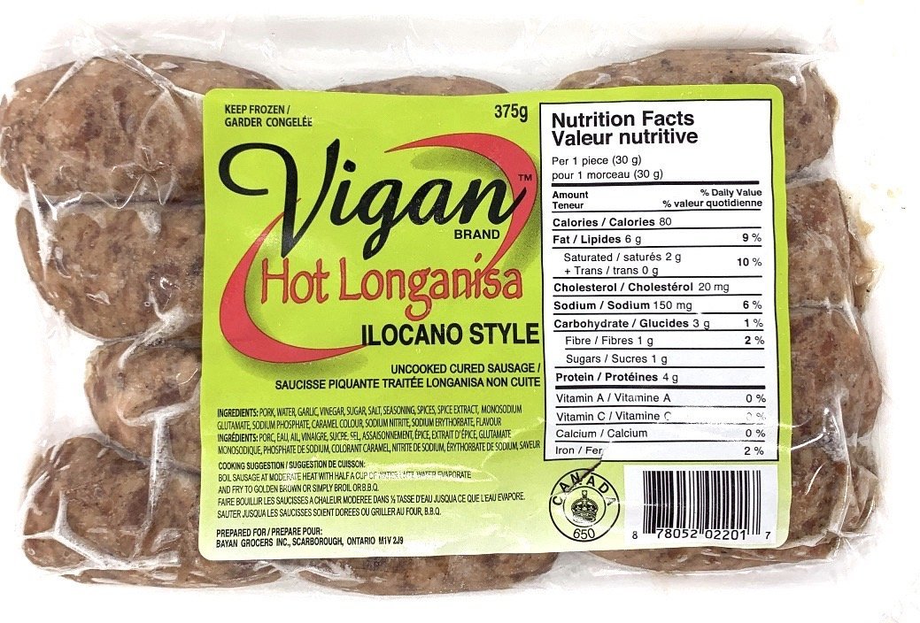 Vigan Hot Longanisa Ilocano Style