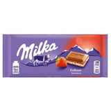 MILKA Strawberry chocolate bar